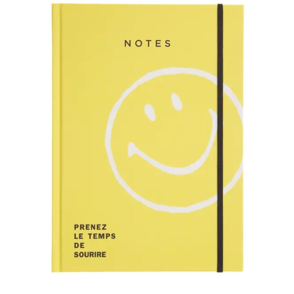 SMILEY LINED 150 Page NOTEBOOK NWT